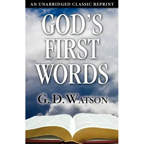 God's First Words