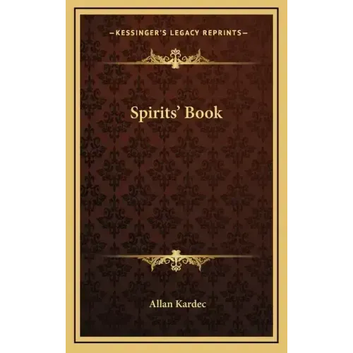 Spirits' Book