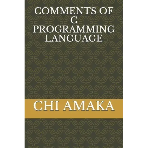 Comments of C Programming Language