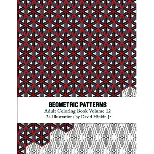 Geometric Patterns - Adult Coloring Book Vol. 12