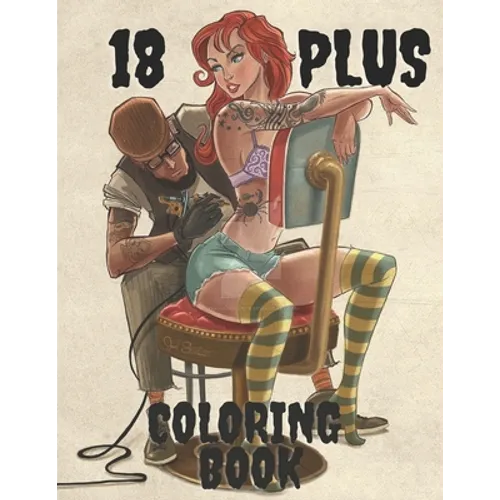 18 PLUS coloring book