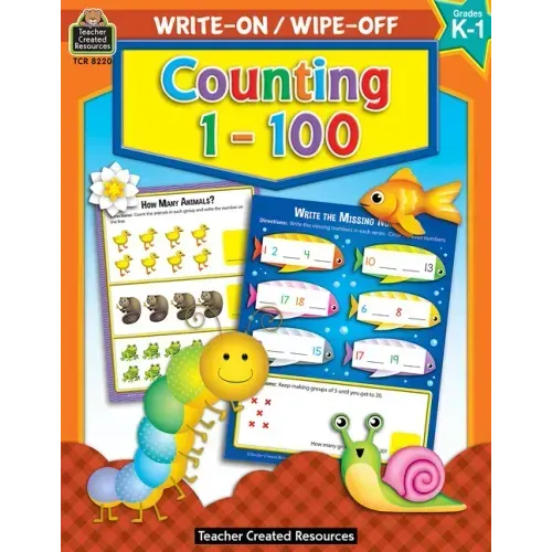 Write-On/Wipe-Off: Counting 1-100