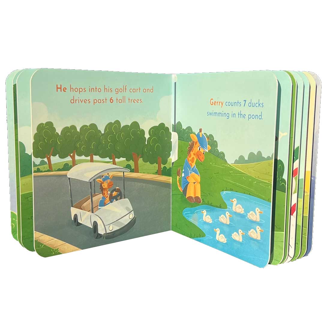 Numbers of Golf - Educational Children's Book