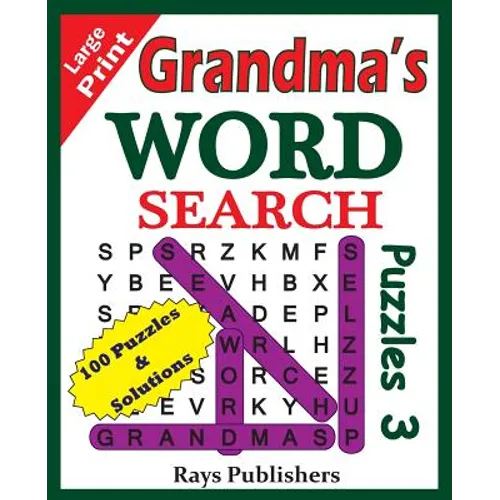 Grandma's Word Search Puzzles 3