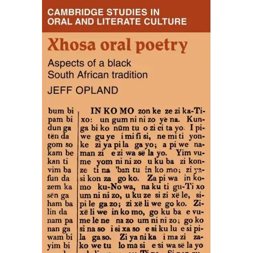 Xhosa Oral Poetry