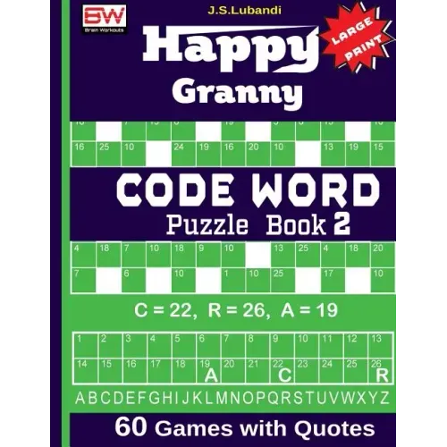 Happy Granny (CODE WORD) Puzzle Book
