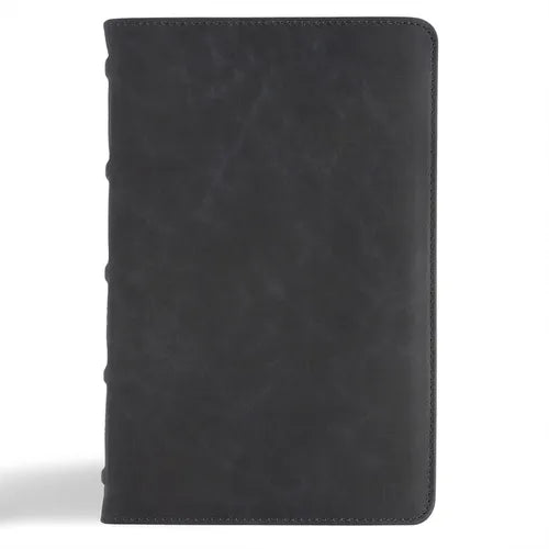 CSB Personal Size Bible, Holman Handcrafted Collection, Marbled Slate Premium Calfskin