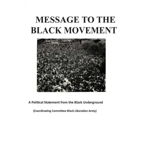 Message to the Black Movement