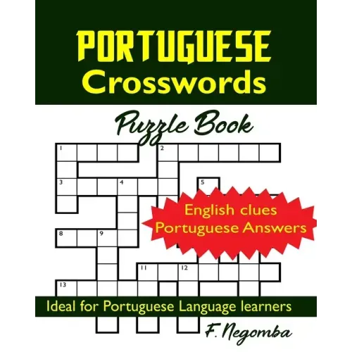 PORTUGUESE Crosswords Puzzle Book