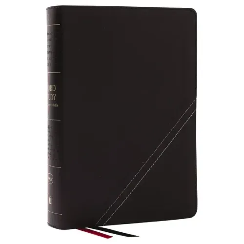 Nkjv, Word Study Reference Bible, Bonded Leather, Black, Red Letter, Comfort Print: 2,000 Keywords That Unlock the Meaning of the Bible