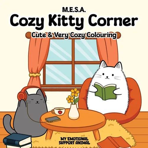 Cozy Kitty Corner: Cute and Very Cozy Colouring