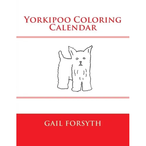 Yorkipoo Coloring Calendar