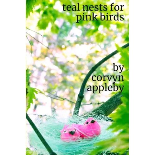 teal nests for pink birds