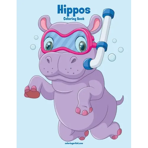Hippos Coloring Book 1