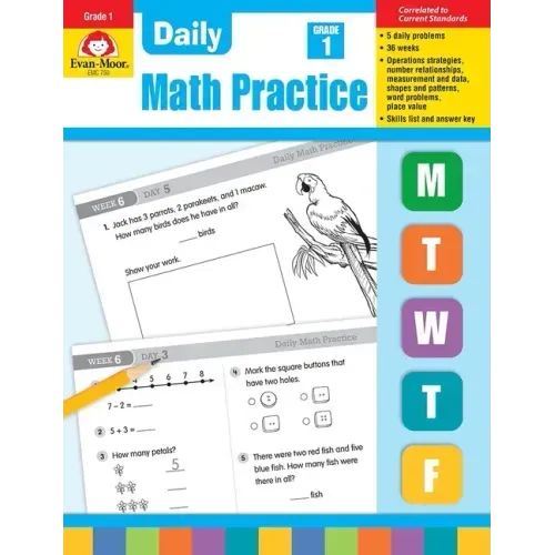 Daily Math Practice, Grade 1 Teacher Edition