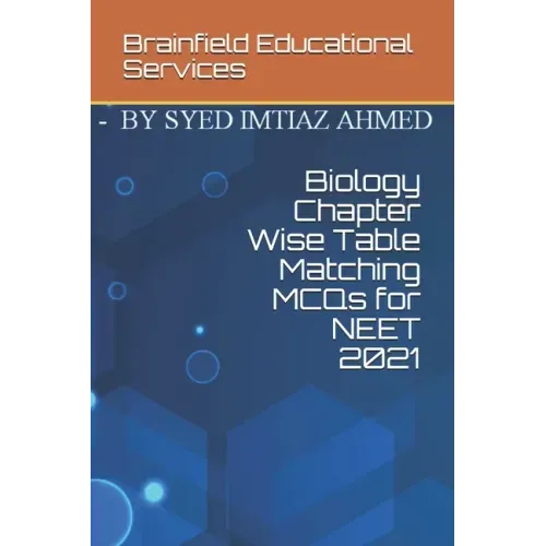Biology Chapter Wise Table Matching MCQs for NEET 2021