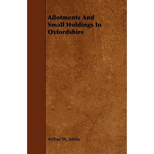 Allotments And Small Holdings In Oxfordshire