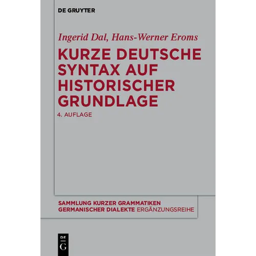Kurze deutsche Syntax auf historischer Grundlage