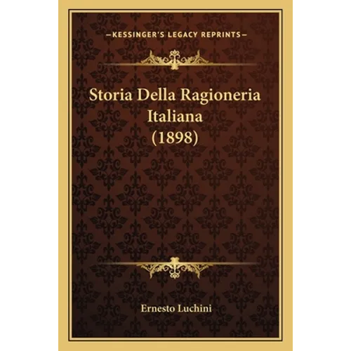 Storia Della Ragioneria Italiana (1898)