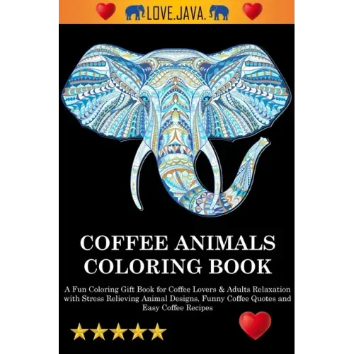 Stress Relief: Coloring Book for Adults and Kids, Bold and Easy, Simple and Big Designs for Relaxation Featuring Animals, Landscape,