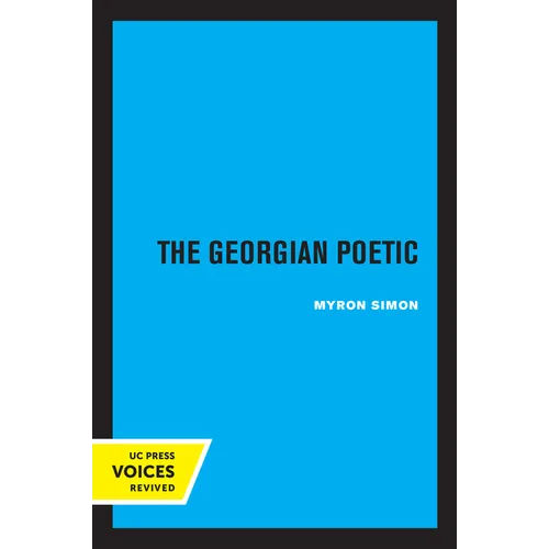 The Georgian Poetic