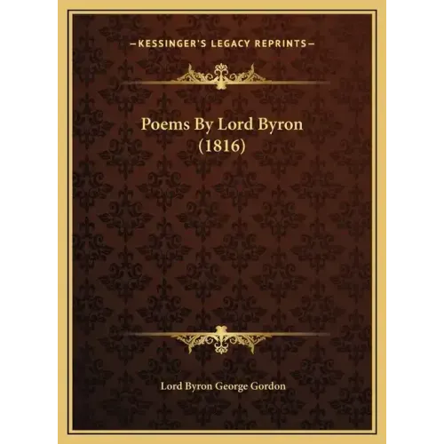 Poems by Lord Byron (1816)