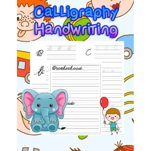 Calligraphy Handwriting: handwriting tracing workbook-handwriting practice paper for kids-handwriting practice sheets