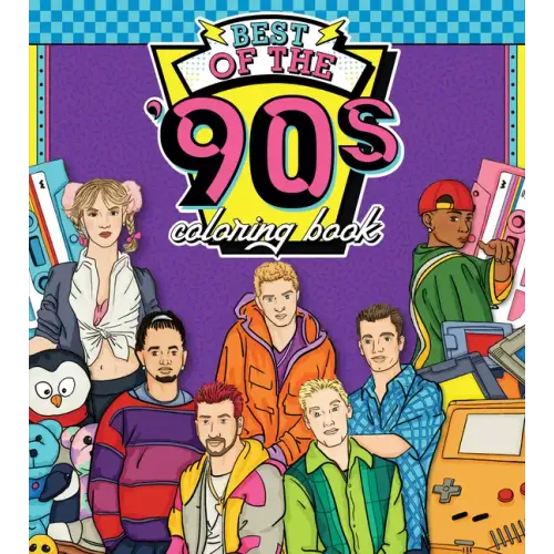 Best of the '90s Coloring Book: Color Your Way Through 1990s Art & Pop Culture