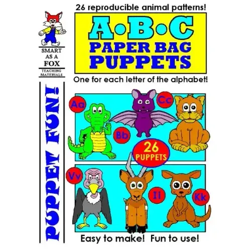 ABC Paper Bag Puppets