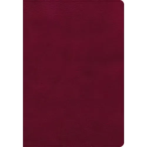 NASB Super Giant Print Reference Bible, Burgundy Leathertouch