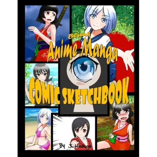 Blank Anime Manga Comic Sketchbook
