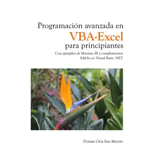 Programacion avanzada en VBA-Excel para principiantes: Con ejemplos de librerías dll y complementos Add-In en Visual Basic .NET