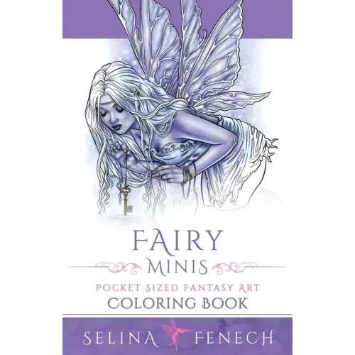 Fairy Minis - Pocket Sized Fairy Fantasy Art Coloring Book