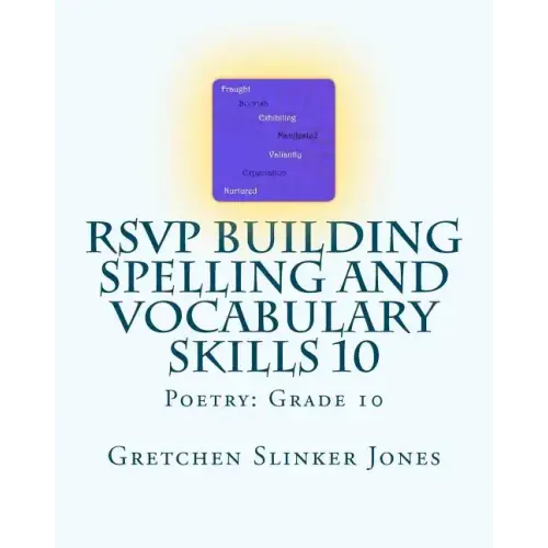 RSVP Building Spelling and Vocabulary Skills 10: Poetry: Grade 10