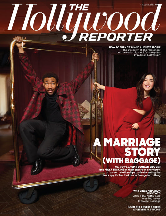 The Hollywood Reporter - 24.02.07 Edition: Mr. & Mrs. Smith, Donald Glover & Maya Erskine's Onscreen Chemistry, Offscreen Relationships & Reinventing The Sexy Spy Thriller That Made Brangelina & More!