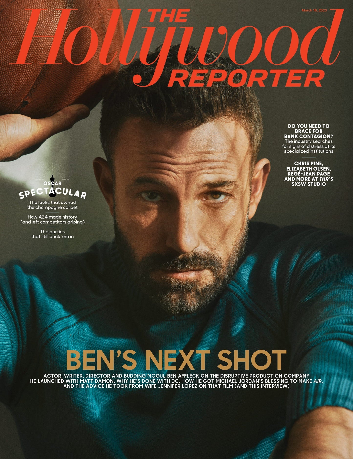 The Hollywood Reporter - 23.03.16 Edition: Ben Affleck's Next Shot, His Production Company With Matt Damon, Why He's Done With DC, Michael Jordan's Blessing For Air & Advice From Jennifer Lopez & More