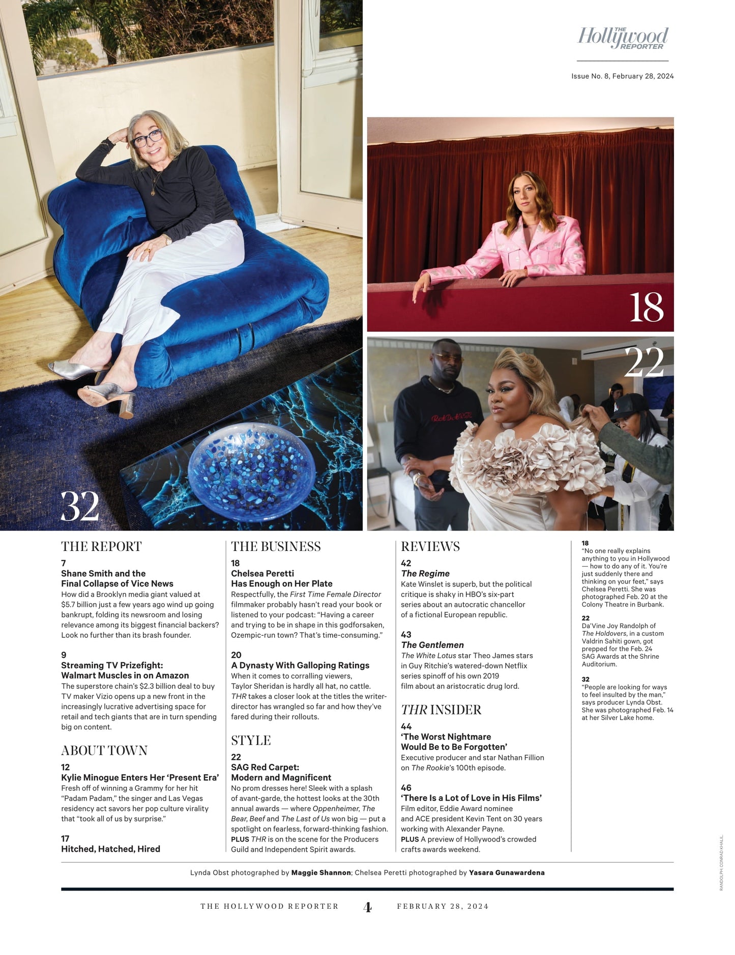 The Hollywood Reporter - 24.02.28 Edition: Reneé Rapp Mean Girls Breakout & Pop Star On Anxiety, Sexuality, Beyoncé Sending Her Flowers & Justin Bieber Obsession, Final Collapse Of Vice News & More!