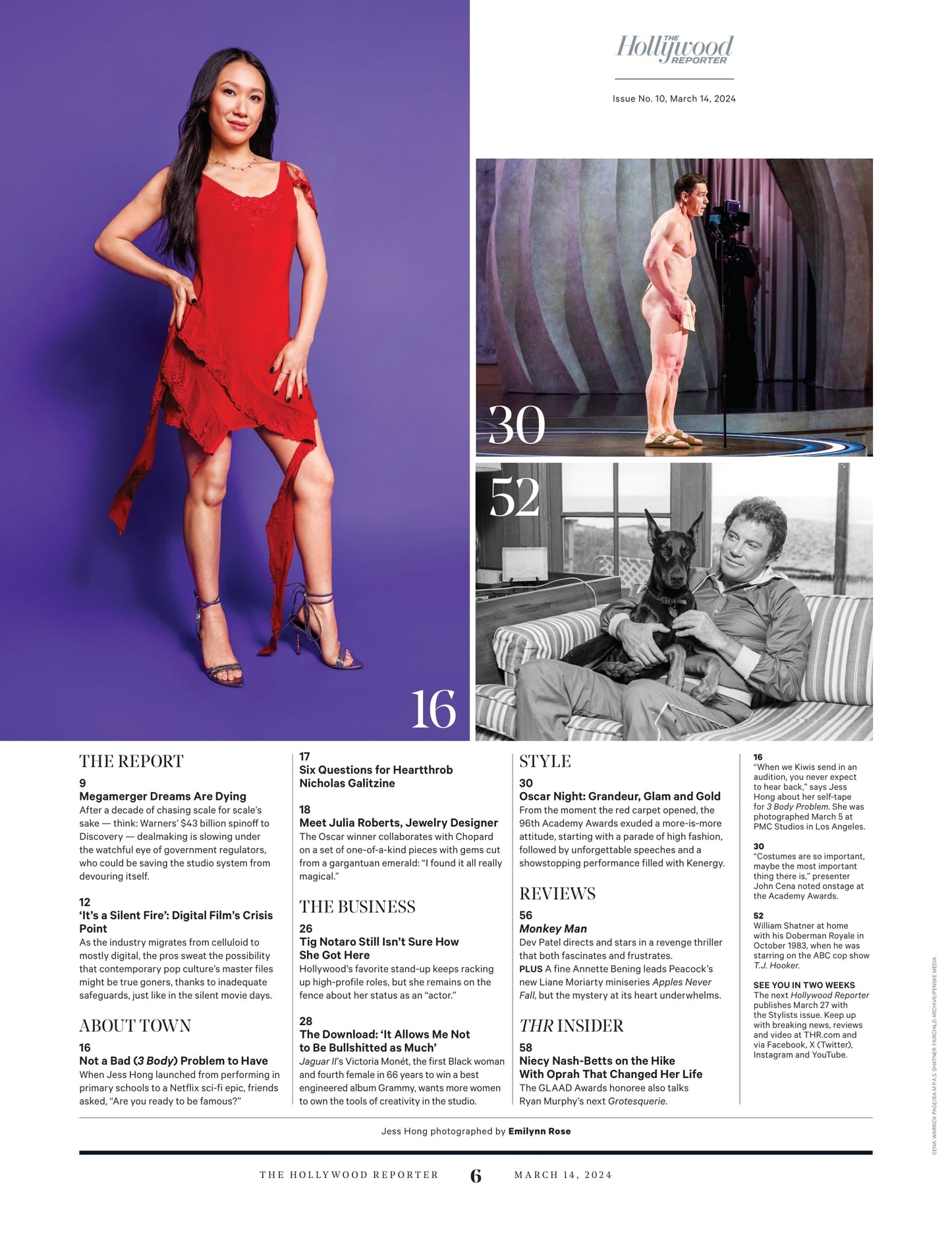 The Hollywood Reporter - 24.03.14 Edition: Kristen Wiig Didn't Plan For This, Her Role In Palm Royale, MMA Sensation & Star Wars Breakout Gina Carano Talks Mandalorian Firing, William Shatner & More!