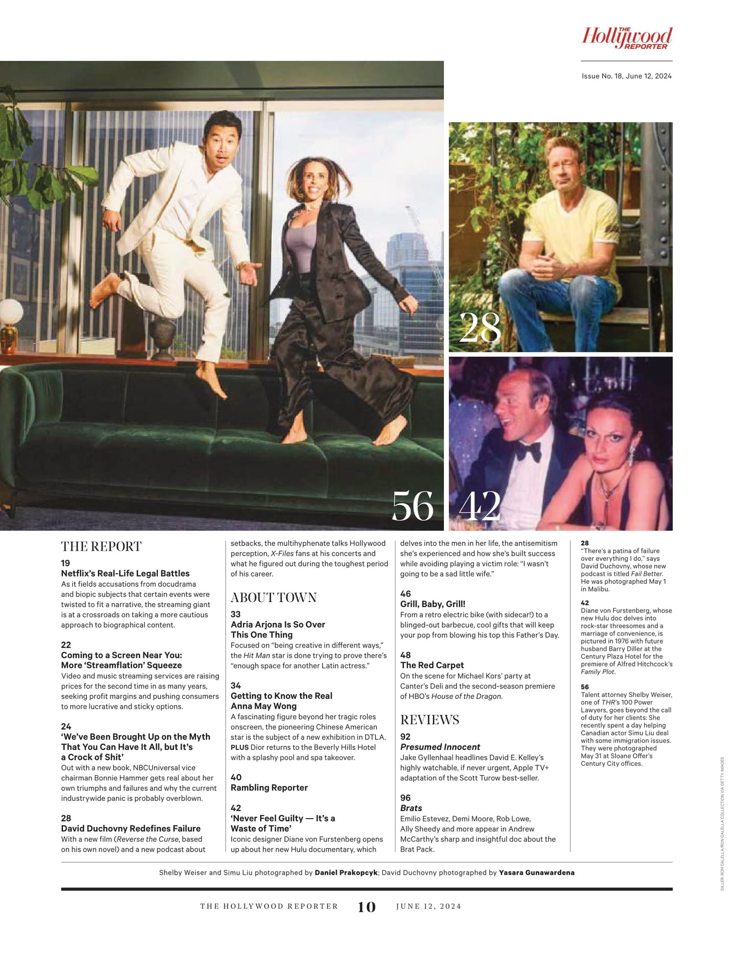 The Hollywood Reporter - 24.06.12 Edition: Power Lawyers 2024, Hollywood's Dark Knight Bryan Freedman, Why He Is The First Call For Tucker Carlson, Don Lemon, Bethenny Frankel, Megyn Kelly & More!