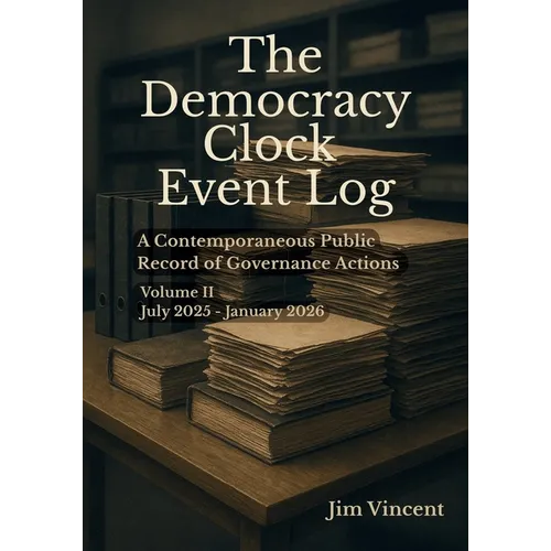 The Democracy Clock Event Log: A Contemporaneous Public Record of Governance Actions, Volume II, July 2025-January 2026