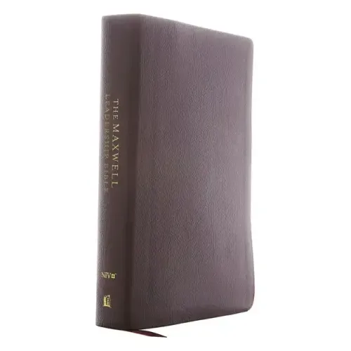 Niv, Maxwell Leadership Bible, 3rd Edition, Leathersoft, Black, Comfort Print