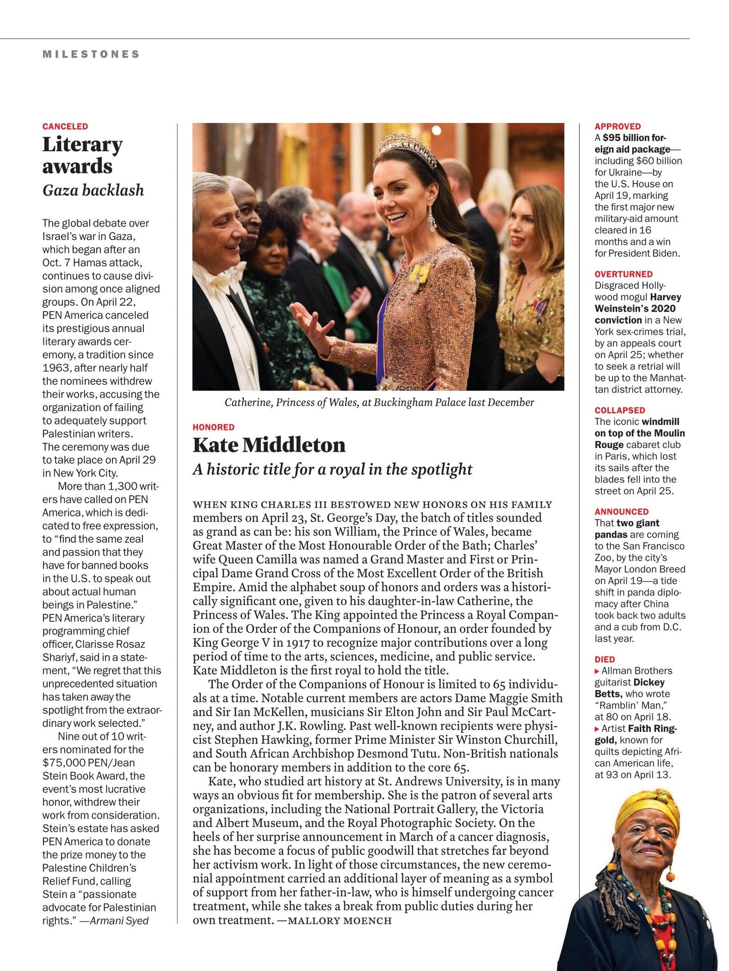 TIME Magazine - 05.13.24 Edition: Why The Tennis Star Coco Gauff Is Playing For Herself, 20 Year Old Defending U.S. Open Champion, Time100 Health, Judging Trump, Kate Middleton, Modern Greece & More!