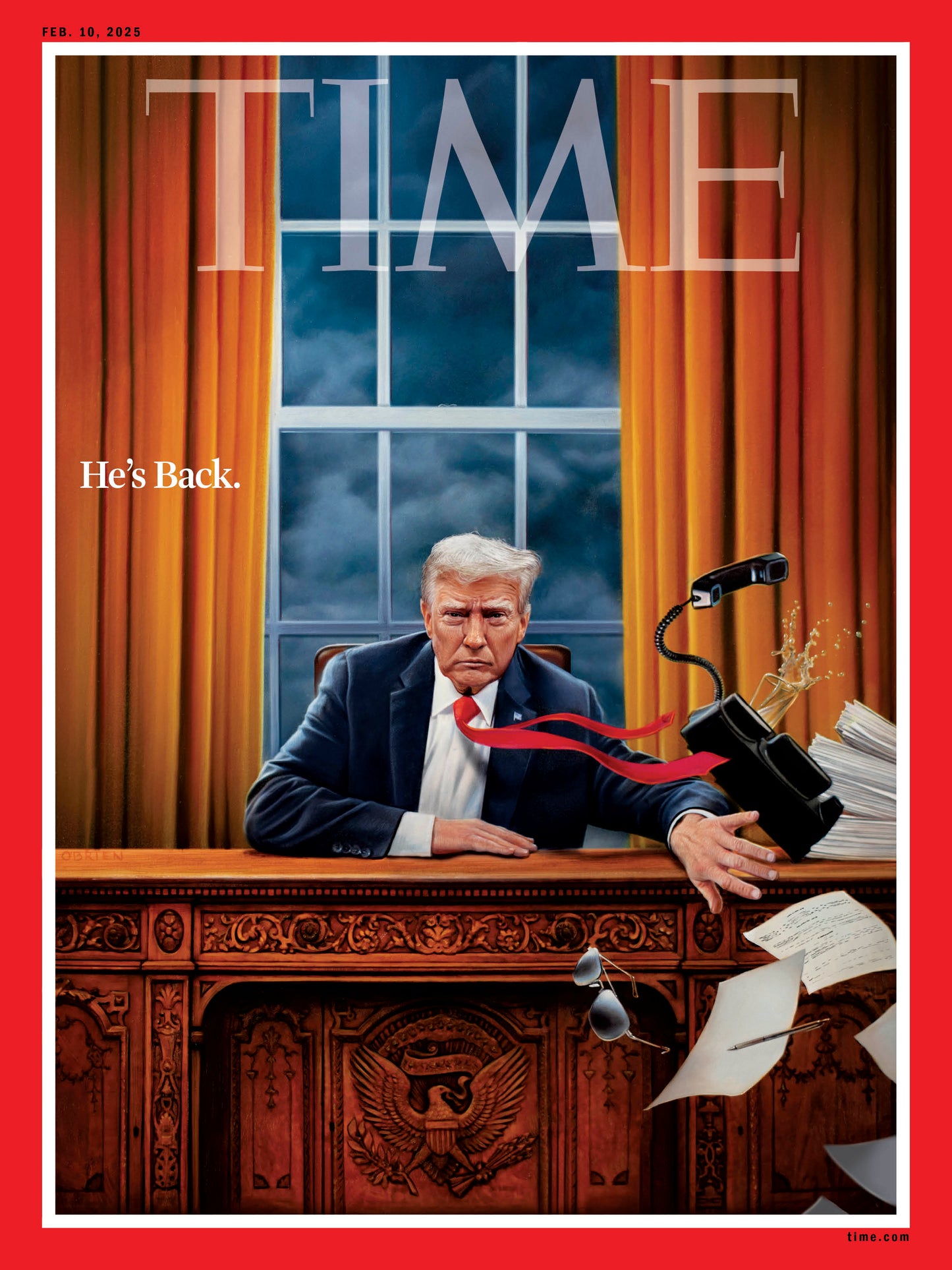TIME Magazine - 02.10.25 Edition: President Trump Inauguration, 47th President, Next 4 Years in the White House, Plans for the Country