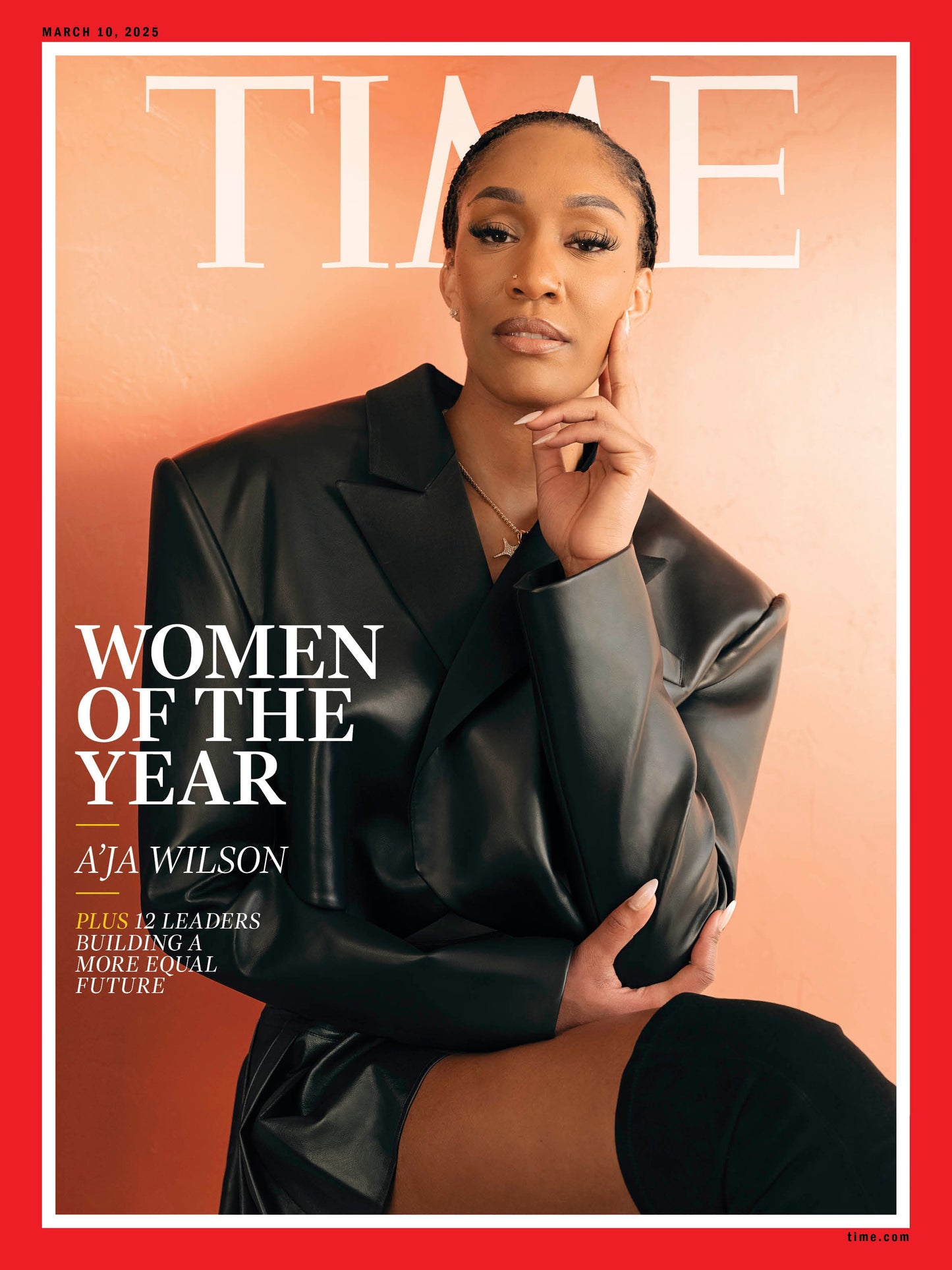 TIME Magazine - 03.10.25 Edition: Women Of The Year Nicole Kidman, A'Ja Wilson, Jordan Chiles, 12 Leaders Building A More Equal Future