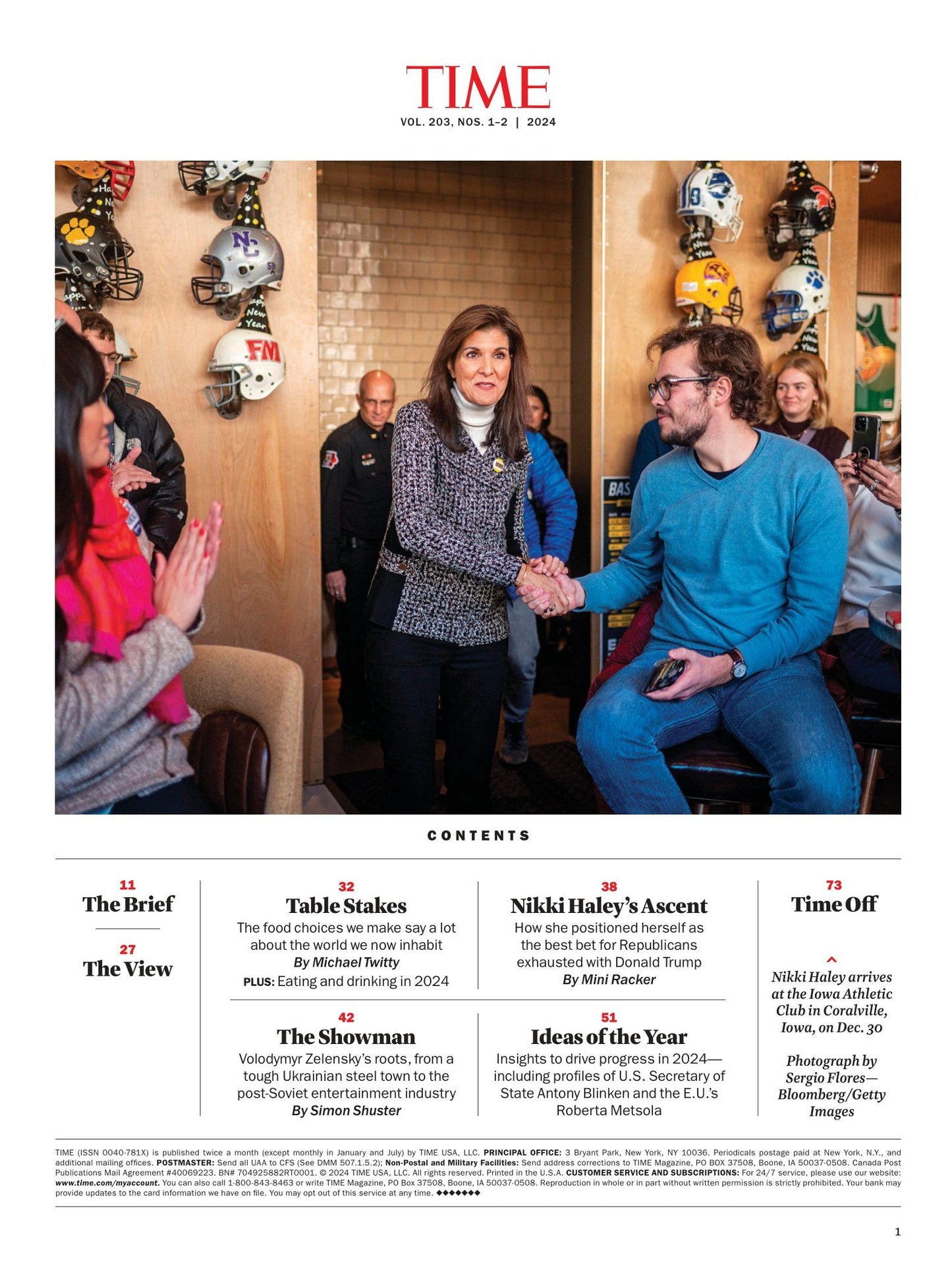 TIME Magazine - 01.22.24 Edition: The Envoy, Secretary Of State Anthony Blinken And The Test Of American Leadership