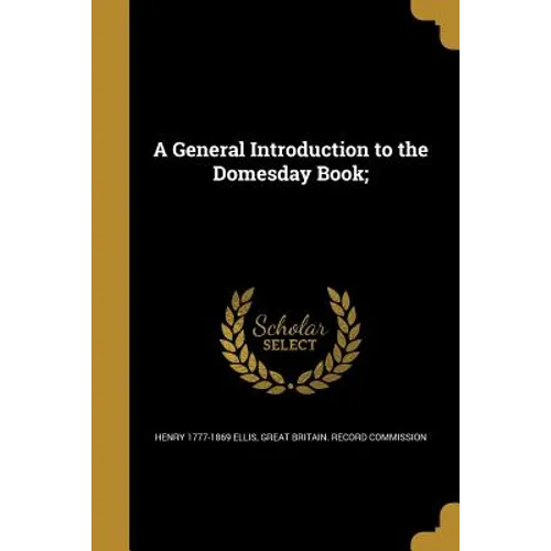 A General Introduction to the Domesday Book;