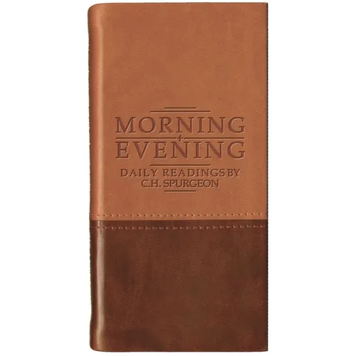 Morning and Evening - Matt Tan/Burgundy: Daily Readings by C. H. Spurgeon