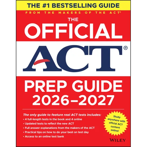 The Official ACT Prep Guide 2026-2027: Book + Online