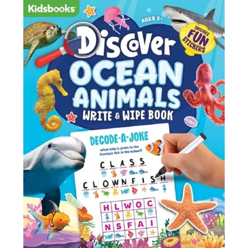 Discover Ocean Animals Activity Book