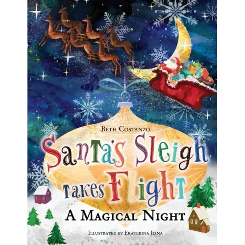 Santa's Sleigh Takes Flight! A Magical Night.